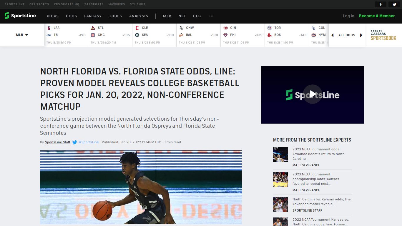 North Florida vs. Florida State odds, line: Proven model reveals ...